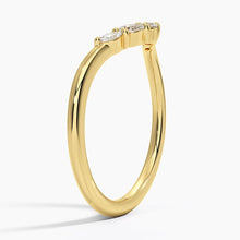 Load image into Gallery viewer, Gold Eternity Wedding Band Closeup
