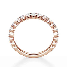 Load image into Gallery viewer, Bridal Stackable Round Cut Moissanite Ring