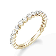 Load image into Gallery viewer, Timeless Moissanite Wedding Band Design