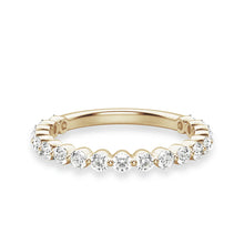 Load image into Gallery viewer, Half Eternity Moissanite Ring in Gold