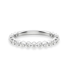 Load image into Gallery viewer, Round Cut Shared Prong Moissanite Wedding Band