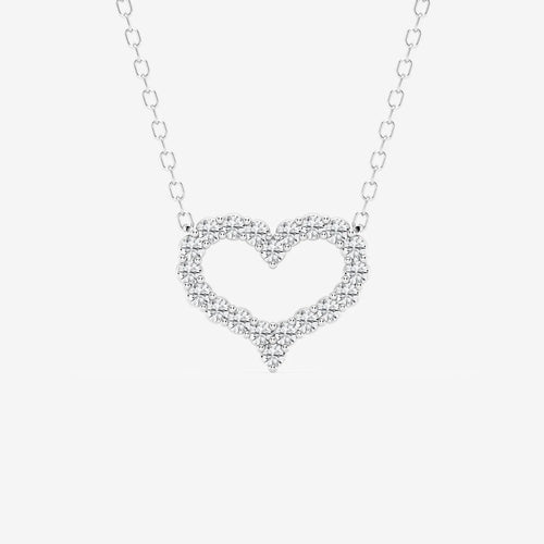 open heart necklace  