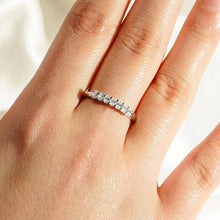 Load image into Gallery viewer, Oval Eternity Band with Moissanite