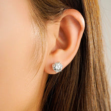 Load image into Gallery viewer, Minimalist Moissanite Studs in Gold