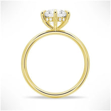 Load image into Gallery viewer, Six-Prong Round Moissanite Solitaire Engagement Ring | Tikonemus Jewelry