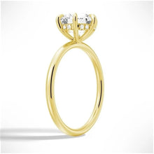 Load image into Gallery viewer, Six-Prong Round Moissanite Solitaire Engagement Ring | Tikonemus Jewelry