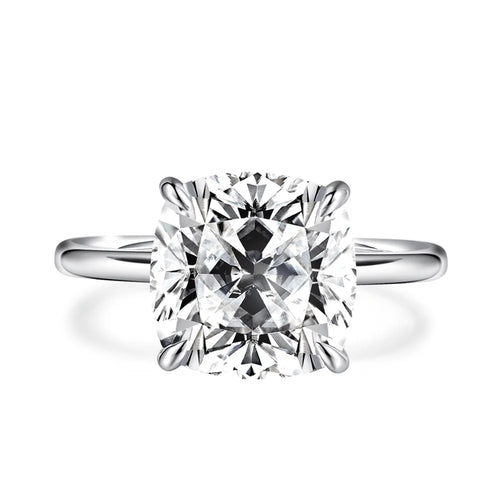 Cushion Cut Lab-Grown Diamond Engagement Ring