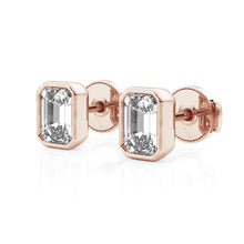 Load image into Gallery viewer, dainty moissanite studs  