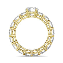 Load image into Gallery viewer, Gold Moissanite Wedding Ring