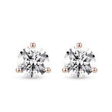 Load image into Gallery viewer, Minimalist Moissanite Studs in Gold

