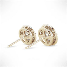 Load image into Gallery viewer, Starlight Sparkle Stud Earrings – 2CT Moissanite Star Earrings in Silver, Gold &amp; Platinum