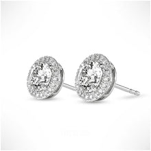 Load image into Gallery viewer, Platinum Star Earrings for Women