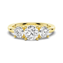 Load image into Gallery viewer, Prong Set Moissanite Ring in Gold