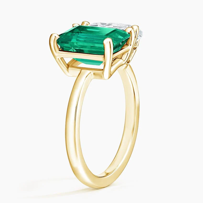 Romantic Gemstone Engagement Ring Design