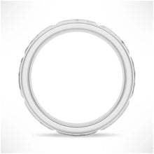 Load image into Gallery viewer, Platinum Hammered Men’s Ring