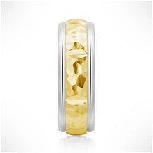 Load image into Gallery viewer, Hammered Finish Gold Ring