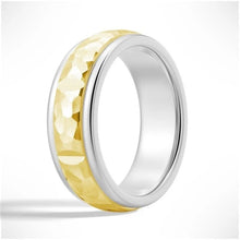 Load image into Gallery viewer, Gold Textured Wedding Band