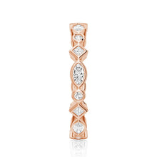 Load image into Gallery viewer, Contemporary Moissanite Ring Design