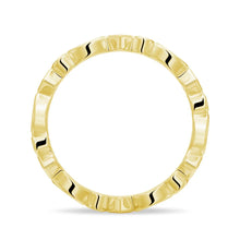 Load image into Gallery viewer, Unique Moissanite Wedding Band – Artistic Statement Eternity Ring