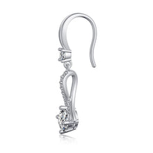 Load image into Gallery viewer, moissanite drop earrings  