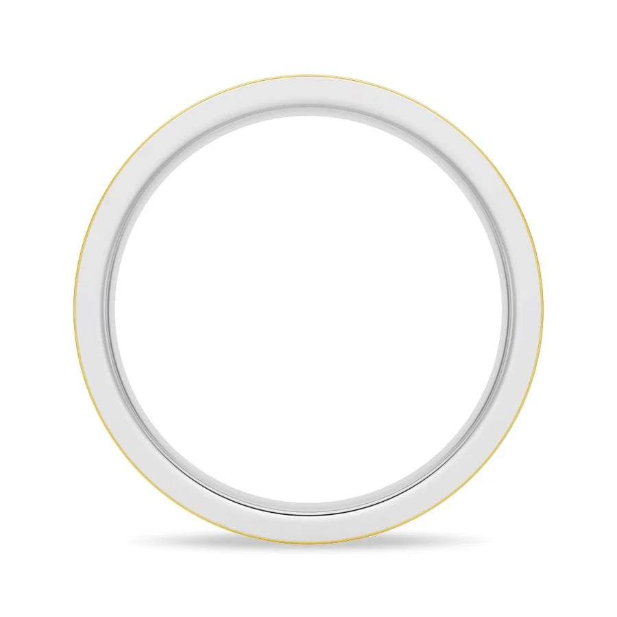 Contemporary Two-Tone Men’s Ring
