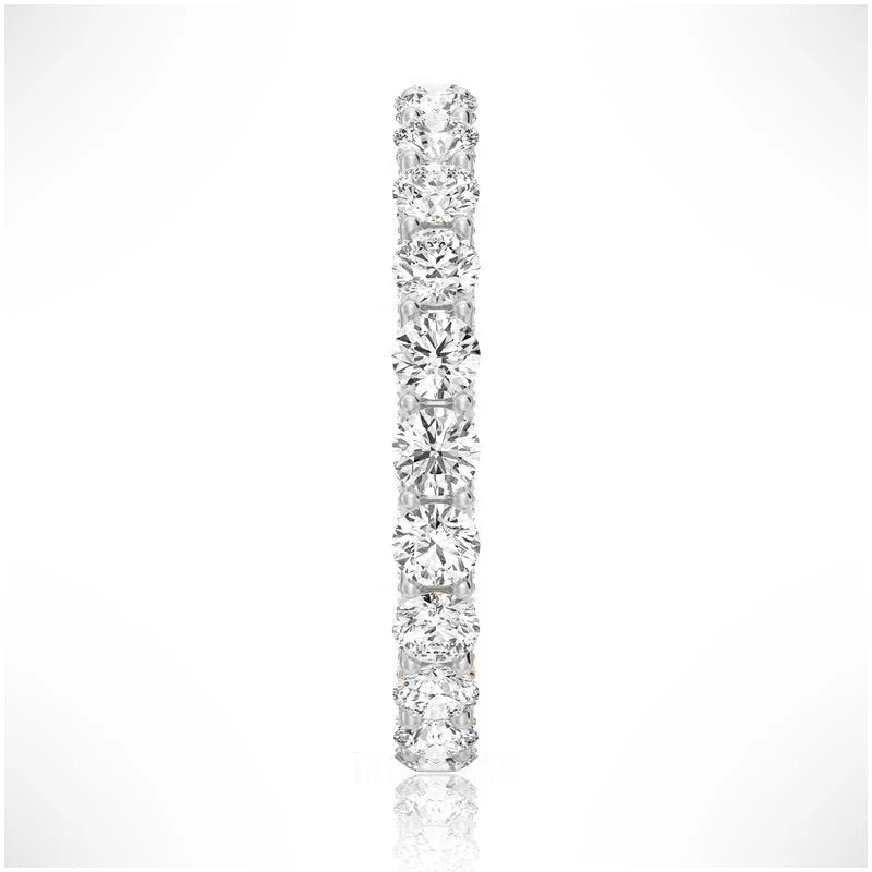 Whispering Brilliance Moissanite Ring Wedding Band - S925 Silver